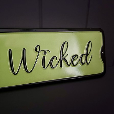 'A Wee Bit Wicked' Halloween Sign 'A Wee Bit Wicked' Halloween Sign