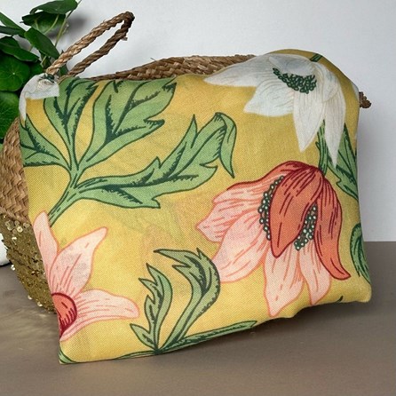 Anemone Print Scarf in Yellow Anemone Print Scarf in Yellow