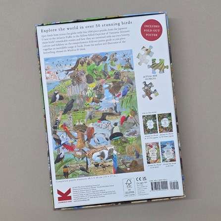 Around the World in 50 Birds 1000-piece Jigsaw Puzzle