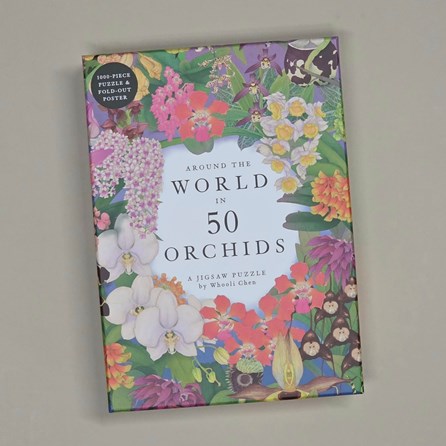 Around the World in 50 Orchids 1000-piece Jigsaw Puzzle Around the World in 50 Orchids 1000-piece Jigsaw Puzzle