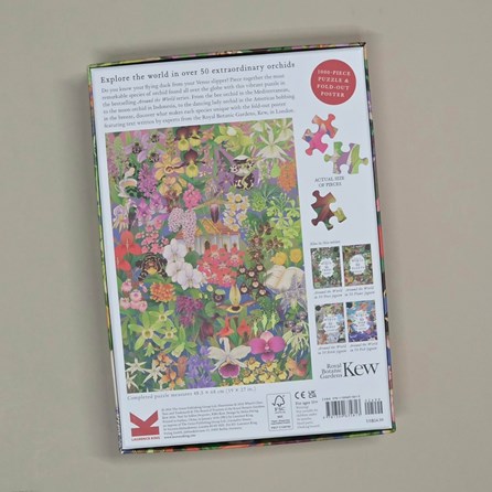 Around the World in 50 Orchids 1000-piece Jigsaw Puzzle