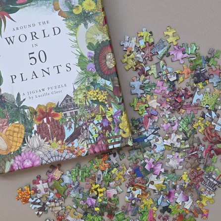 Around the World in 50 Plants 1000-piece Jigsaw Puzzle