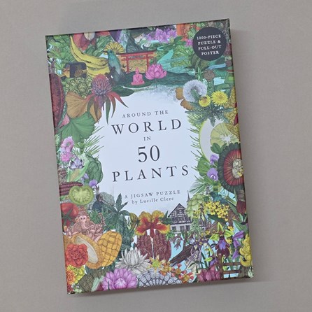 Around the World in 50 Plants 1000-piece Jigsaw Puzzle