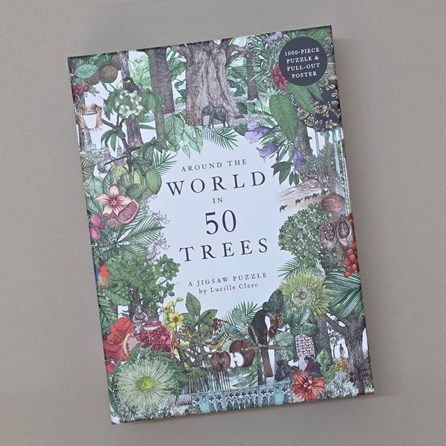 Around the World in 50 Trees 1000-piece Jigsaw Puzzle Around the World in 50 Trees 1000-piece Jigsaw Puzzle