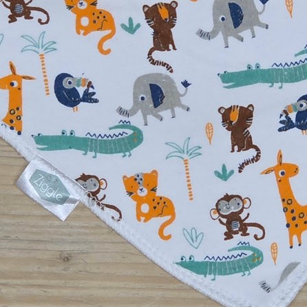 Bandana Dribble Bib - Savanna Animals Bandana Dribble Bib - Savanna Animals