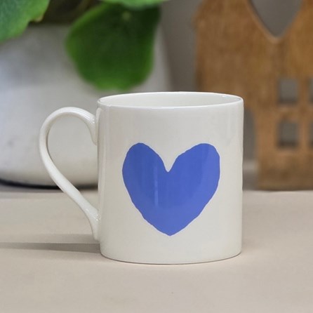 Big Blue Heart Mug