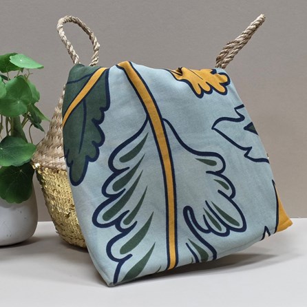 Bold Print Flowers and Leaves Scarf Bold Print Flowers and Leaves Scarf