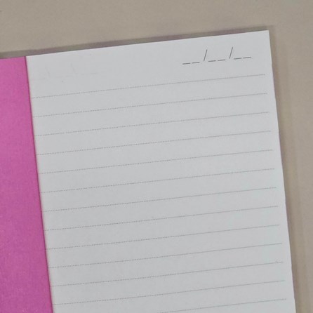 Caroline Gardner Orange A6 Softback Notebook