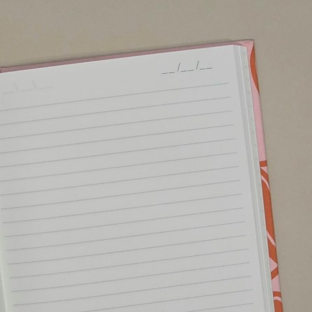 Caroline Gardner Pink Heart 3-Section A5 Hardback Notebook