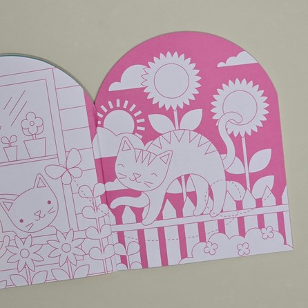 Cats Colouring Book and Stickers