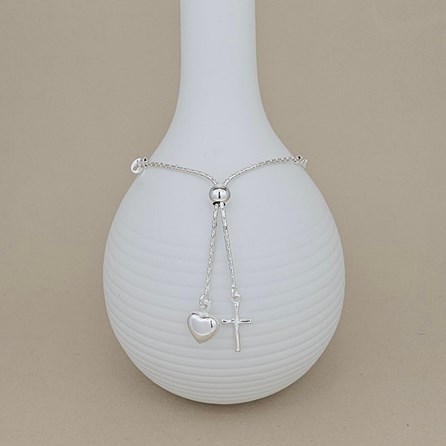 Children's Silver Baptism Bracelet Children's Silver Baptism Bracelet