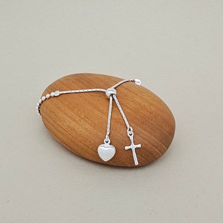 Children's Silver Confirmation Bracelet Children's Silver Confirmation Bracelet