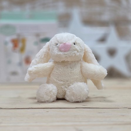 Cream Bunny Soft Toy