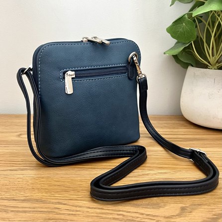Cross Body Bag in Denim Blue Cross Body Bag in Denim Blue