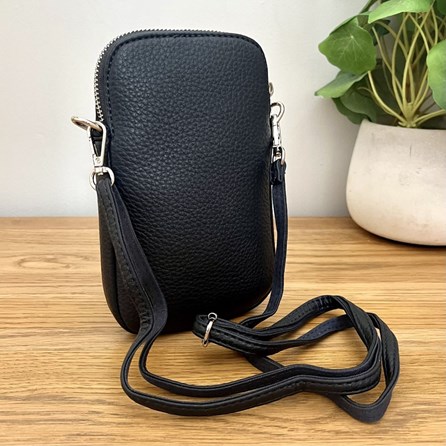 Cross Body Phone Bag in Navy Blue Cross Body Phone Bag in Navy Blue