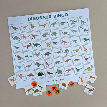Dinosaur Bingo Dinosaur Bingo