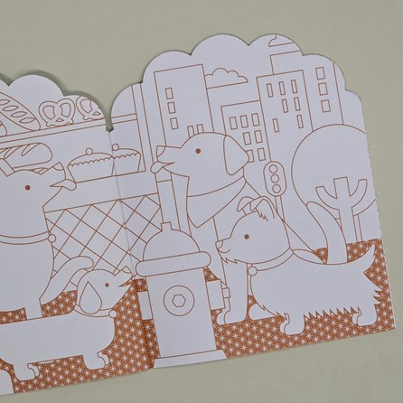 Dogs Colouring Book and Stickers