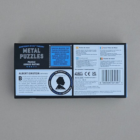 Einstein's Metal Puzzles Set Of Three Einstein's Metal Puzzles Set Of Three