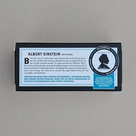 Einstein's Mini Wood or Metal Puzzle Einstein's Mini Wood or Metal Puzzle