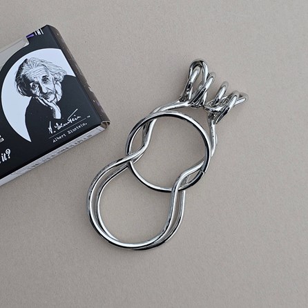 Einstein's Mini Wood or Metal Puzzle Einstein's Mini Wood or Metal Puzzle