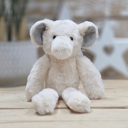 Ellie The Long Leg Cream Elephant Soft Toy
