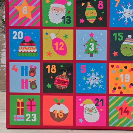 Fill Your Own Advent Calendar - Neon