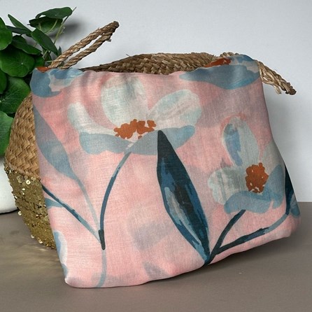 Floral Pattern Scarf in Coral Floral Pattern Scarf in Coral