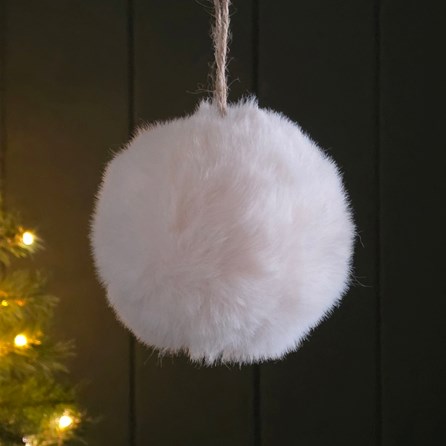 Fluffy Pompom Medium Hanging Decoration
