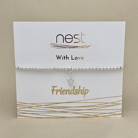 'Friendship' Beaded Charm Bracelet 'Friendship' Beaded Charm Bracelet