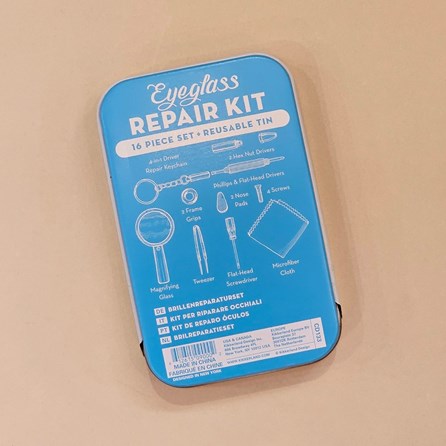 Glasses 16-piece Repair Kit Tin Glasses 16-piece Repair Kit Tin