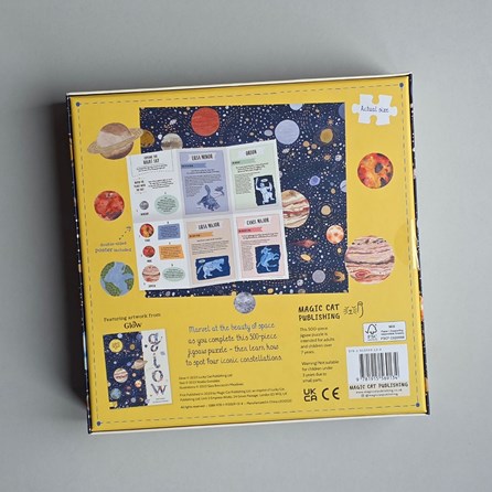 Glow: Planets 500 Piece Jigsaw Puzzle Glow: Planets 500 Piece Jigsaw Puzzle