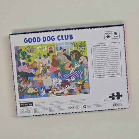 Good Dog Club 1000 Piece Jigsaw Puzzle Good Dog Club 1000 Piece Jigsaw Puzzle