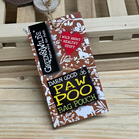 Dog Paw Poo Bag Pouch
