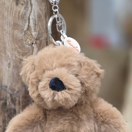 Hampton The Plush Dark Brown Teddy Bear Keyring