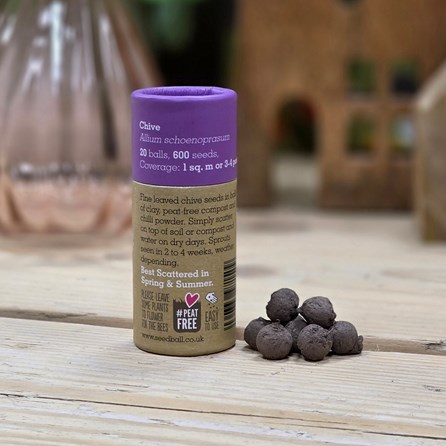 Herb Seed Balls in a Tube - Chive Herb Seed Balls in a Tube - Chive