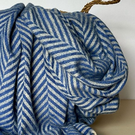 Herringbone Scarf in Royal Blue Herringbone Scarf in Royal Blue