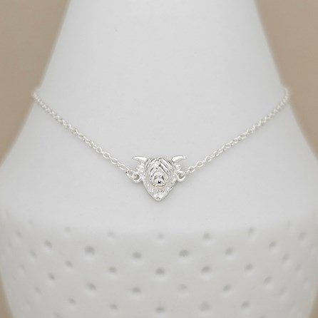 Highland Cow Bracelet in Sterling Silver Highland Cow Bracelet in Sterling Silver