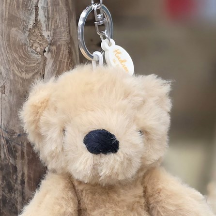 Hudson The Plush Light Brown Teddy Bear Keyring