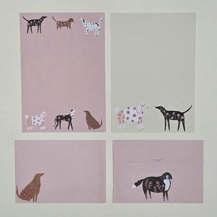 Illustrated Writing Paper Set - 'Dogs'