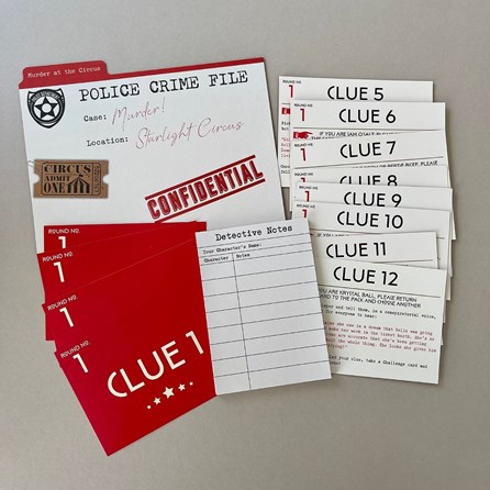 Host Your Own Murder Mystery At The Circus Game Host Your Own Murder Mystery At The Circus Game