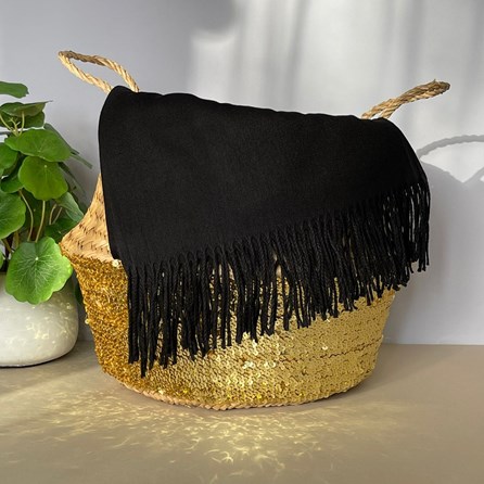 Super Soft Plain Pashmina Style Scarf in Black Super Soft Plain Pashmina Style Scarf in Black