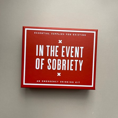 'In The Event Of Sobriety' Emergency Drinking Kit 'In The Event Of Sobriety' Emergency Drinking Kit