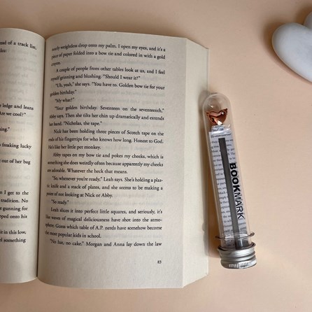 Rose Gold Heart Bookmark Rose Gold Heart Bookmark