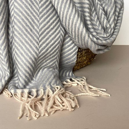 Herringbone Scarf in Grey Herringbone Scarf in Grey