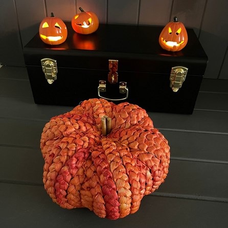 Orange Straw Pumpkin Orange Straw Pumpkin