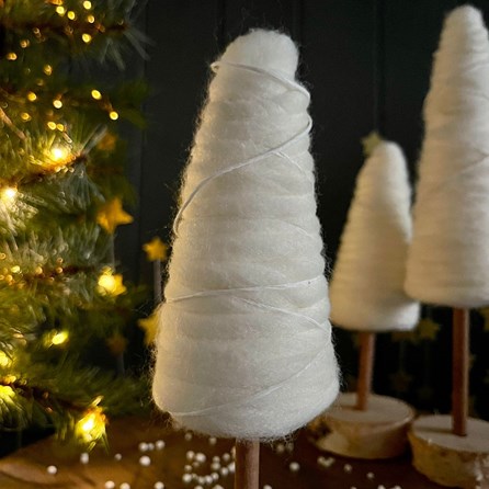 Medium Woollen Tree Decoration Medium Woollen Tree Decoration