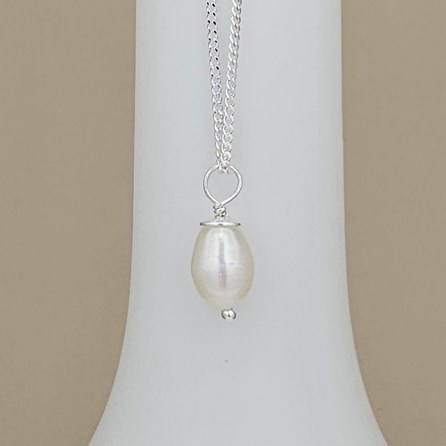 Pearl Charm Necklace Pearl Charm Necklace