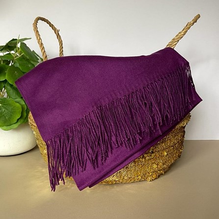 Super Soft Plain Pashmina Style Scarf in Purple Super Soft Plain Pashmina Style Scarf in Purple