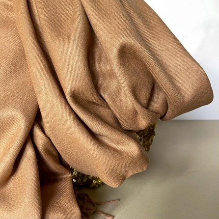 Super Soft Plain Pashmina Style Scarf in Tan Super Soft Plain Pashmina Style Scarf in Tan