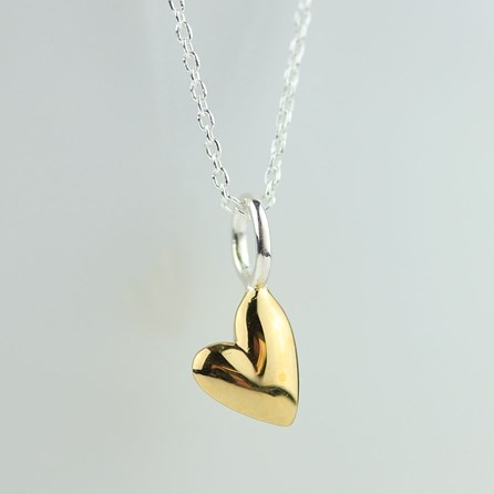 Devotion 18ct Gold Plated Heart Necklace Devotion 18ct Gold Plated Heart Necklace